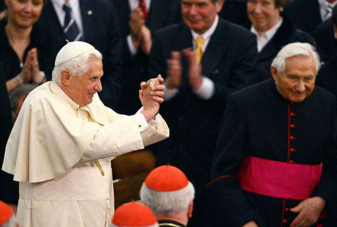 pope Benedict XVI, in 2007